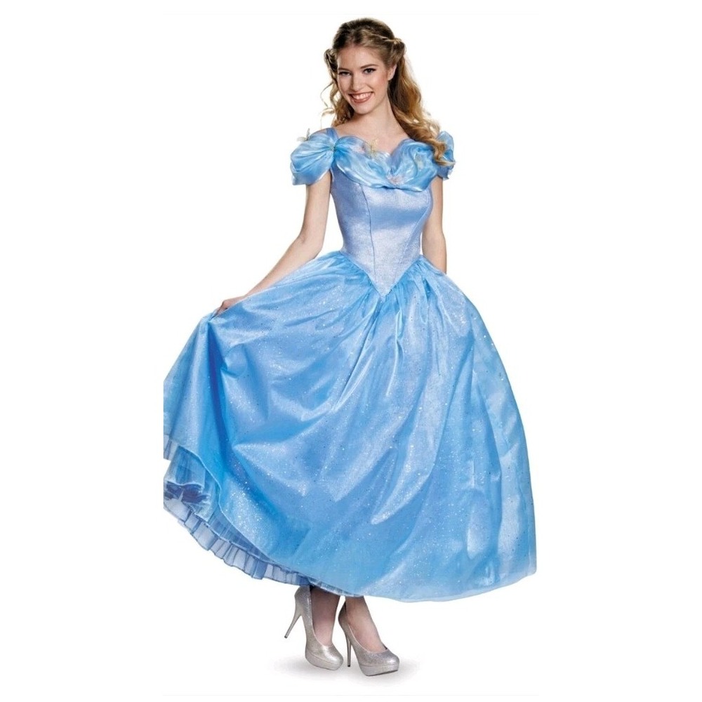 Disney Princess Cinderella Prestige Movie Costume Adult Size Medium 8-10.